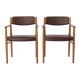 Pair of Arne Vodder Model 418 Armchairs, 1960s Danish Mid Century Teak