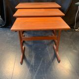 Kai Kristiansen , Scandinavian trundle table design 1960
