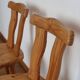 Pair of Scandinavian pine chairs