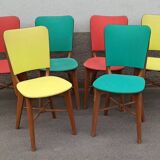 Lot de 6 chaises en formica