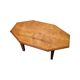 Old French oak coffee table with bronze feets, 1900s
