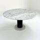 Table 120 cm in Loto Rosso marble by Ettore Sottsass for Poltronova, 1970