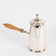 Chocolatier in silver metal twentieth century