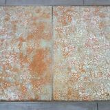 Jean Gregorieff coffee table for Roche Bobois, ceramic and brushed steel