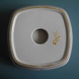 large ceramic vintage decorative French ashtray
