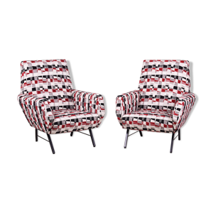 Pair of chairs mid-century - italy 1960