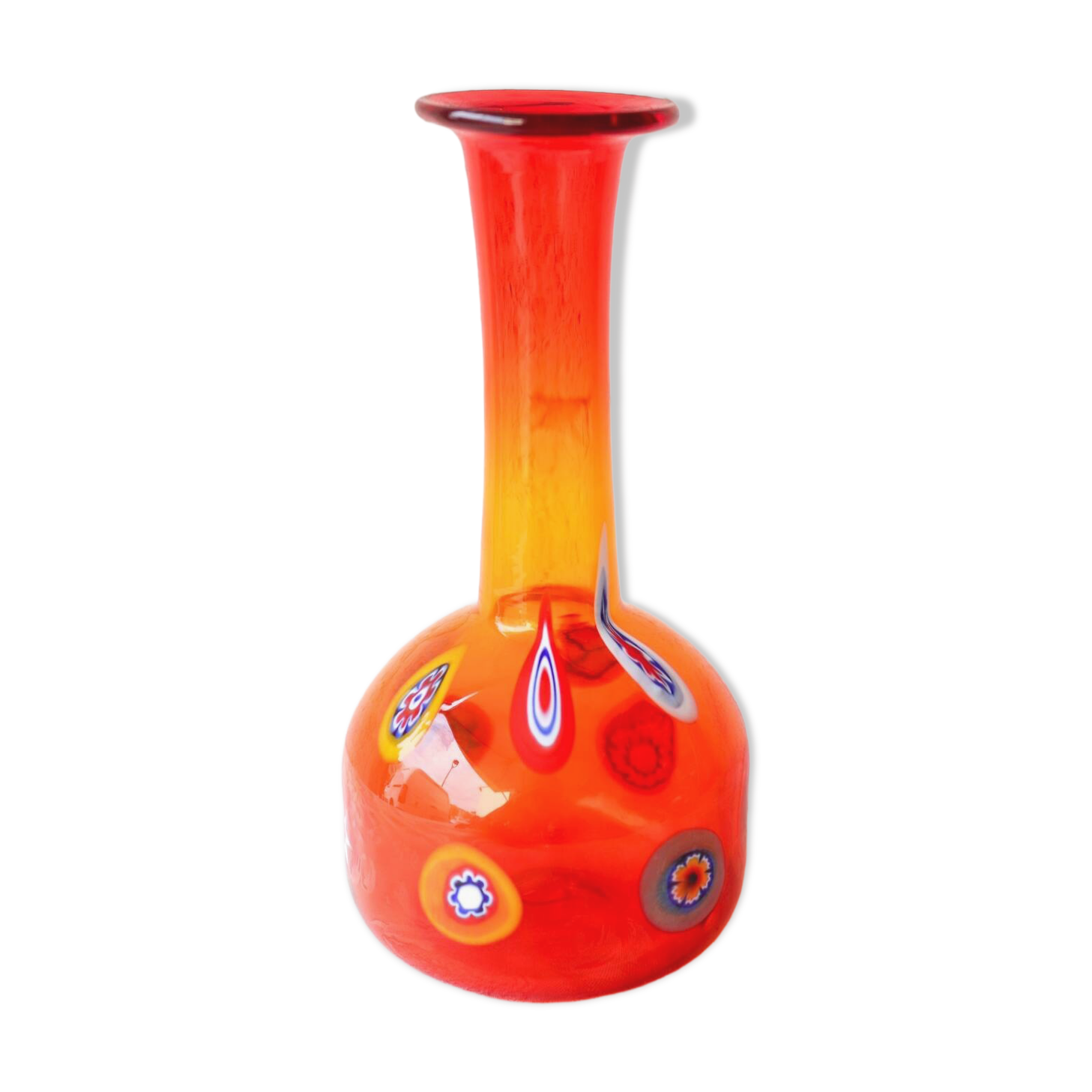 Murano blown glass vase – Vintage 70s