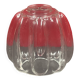 Abat jour suspension verre moulé vers 1960