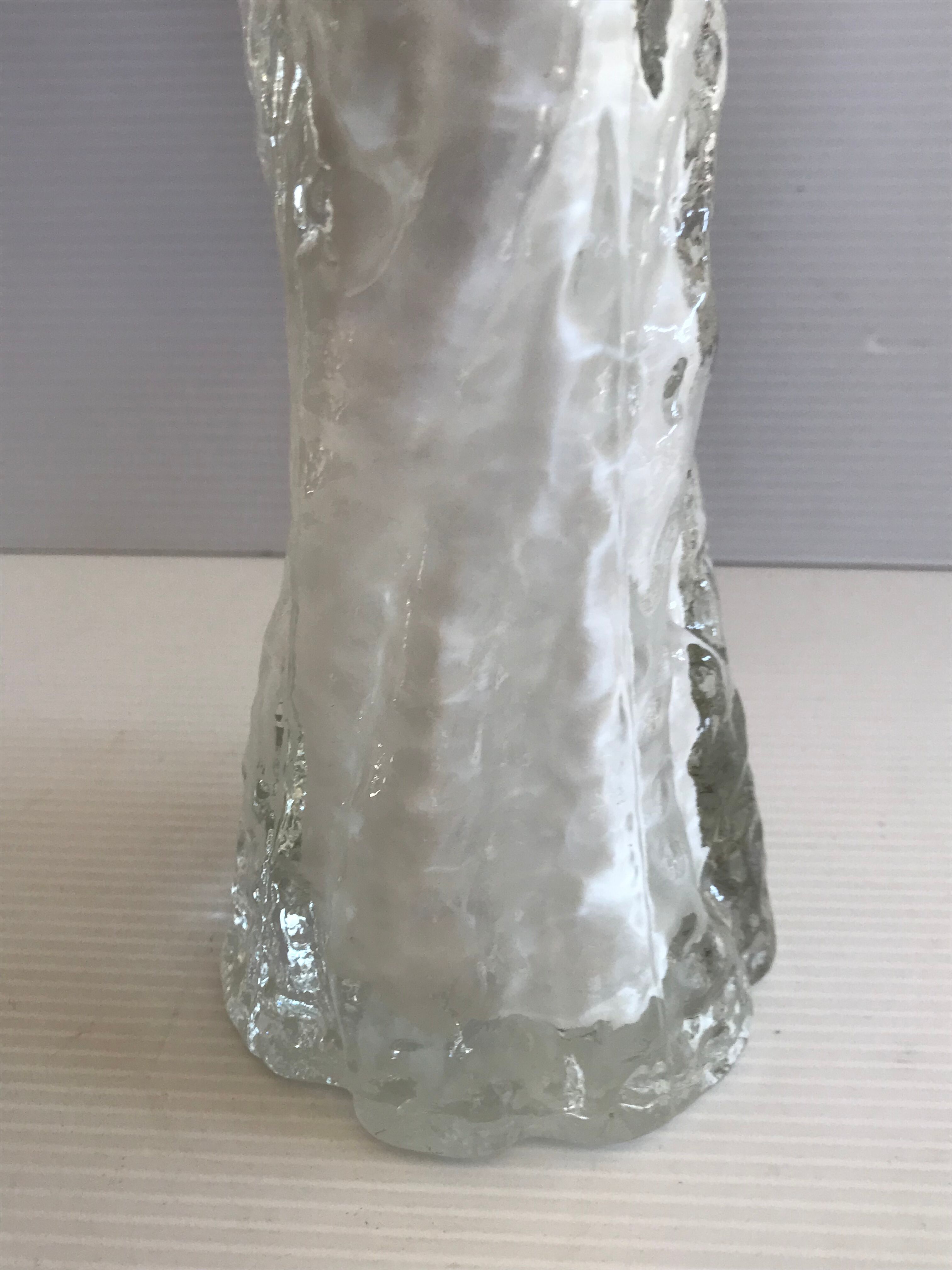 Vintage glass vase by ingrid glashütte vintage