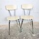 Pair of formica chairs