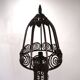 Lampadaire Art Nouveau en fer forgé, 1920