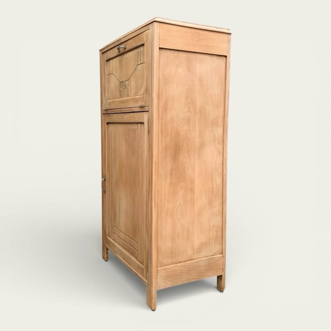 Buffet parisien art déco bois brut 