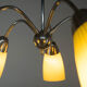 Mid-century 5-flamming chandelier, 1950s