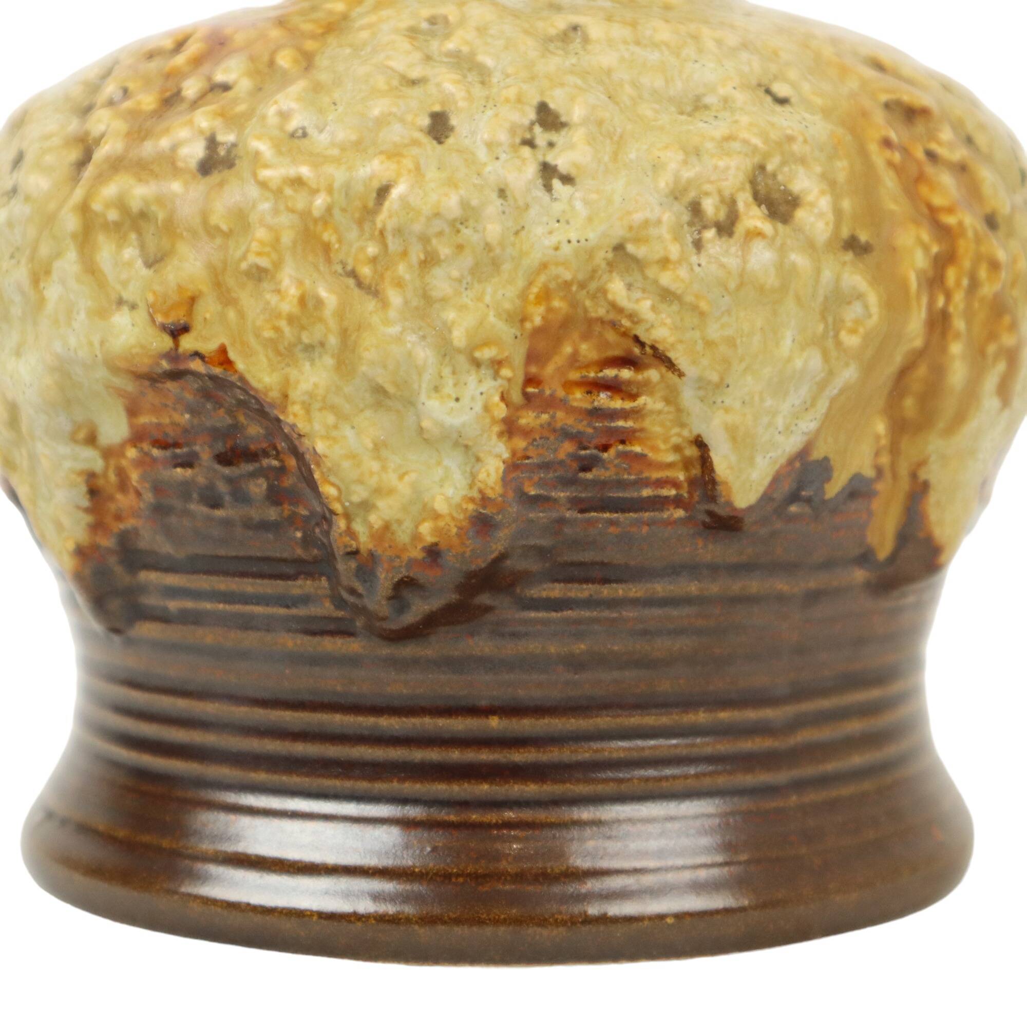 Small Fat Lava Vase Dumler Breiden West Germany Pottery 644-15