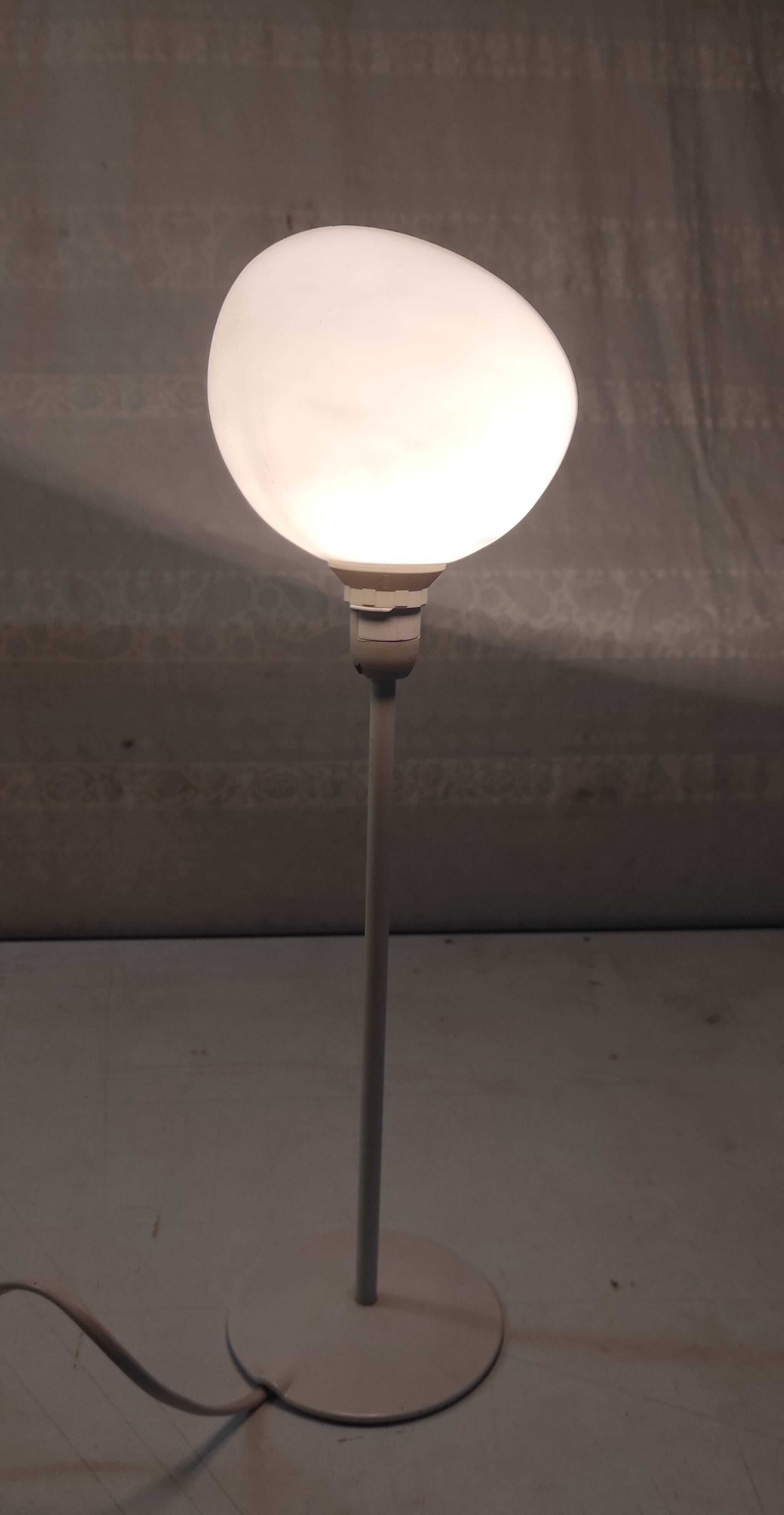 Opaline globe designer table lamp