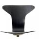 Munkegaard Scandinavian chair on wheels, or Swivel chair.