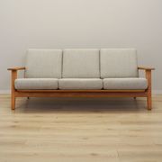 Canapé en chêne, design danois, années 1960, designer : Hans J. Wegner, fabricant : Getama