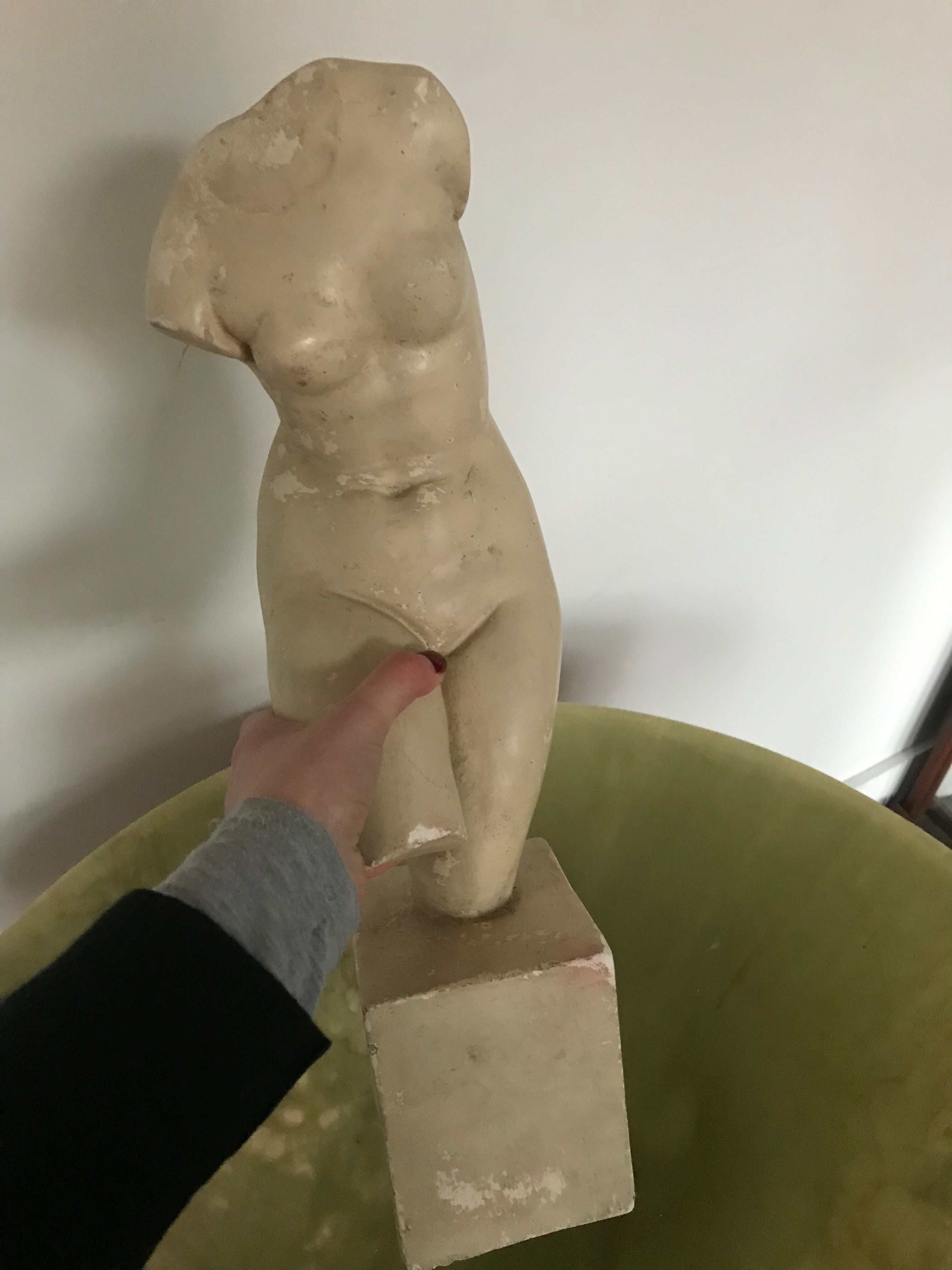 Bust of Aphrodite in plaster
