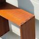 Danish sculptural teak shelf, 1968
