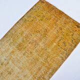 Turkish Vintage Oushak Runner Rug sku 3278