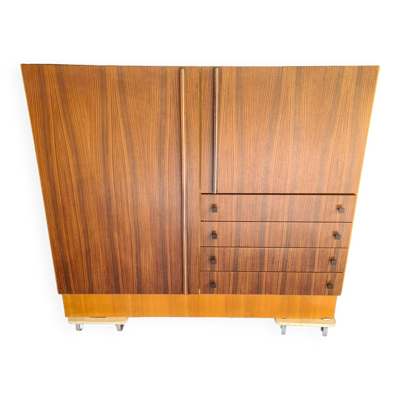 Meuble de rangement teck, buffet Luigi Bartolini 1960
