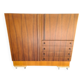 Meuble de rangement teck, buffet Luigi Bartolini 1960