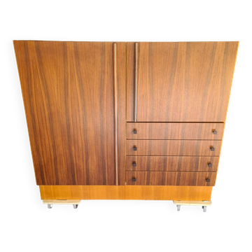 Meuble de rangement teck, buffet Luigi Bartolini 1960