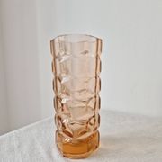 Glass vase 'Rosaline' Art Deco style '60s - Vintage Luminarc