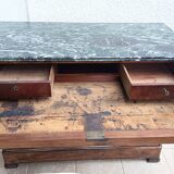 Louis Philippe mahogany secretary chest of drawers