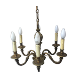 Lustre en bronze style louis XVI