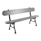 Cast iron and wood garden bench