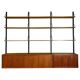 Poul Cadovius Mid- Century Modern Modular Teak Wall Unit Shelving for Cado