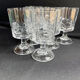 Verres à vin en cristal