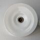 Old ceramic and opaline vintage wall lamp
