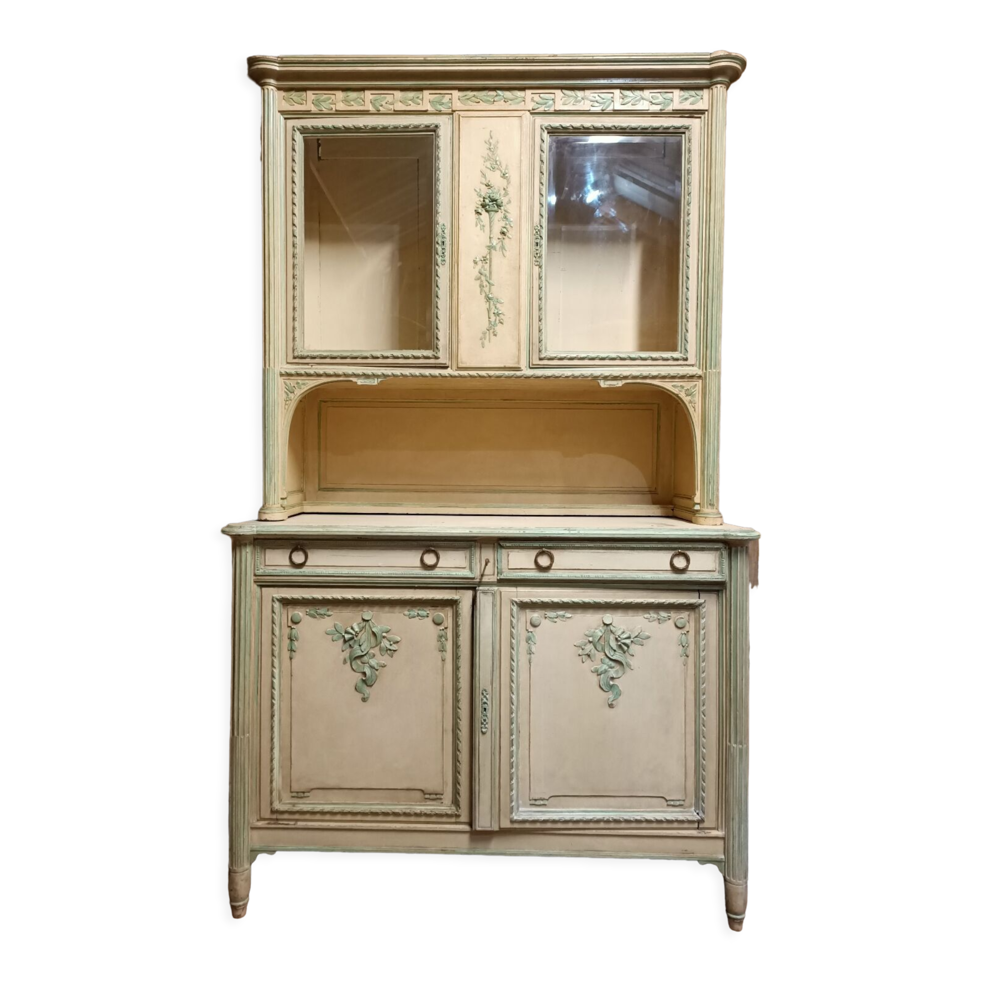 Old weathered Provencal buffet