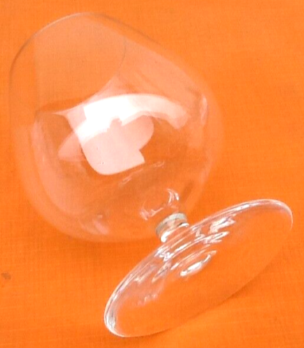 6 glasses on foot shower at Digestif Cognac...    Crystalline glass