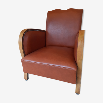 Fauteuil skai havane