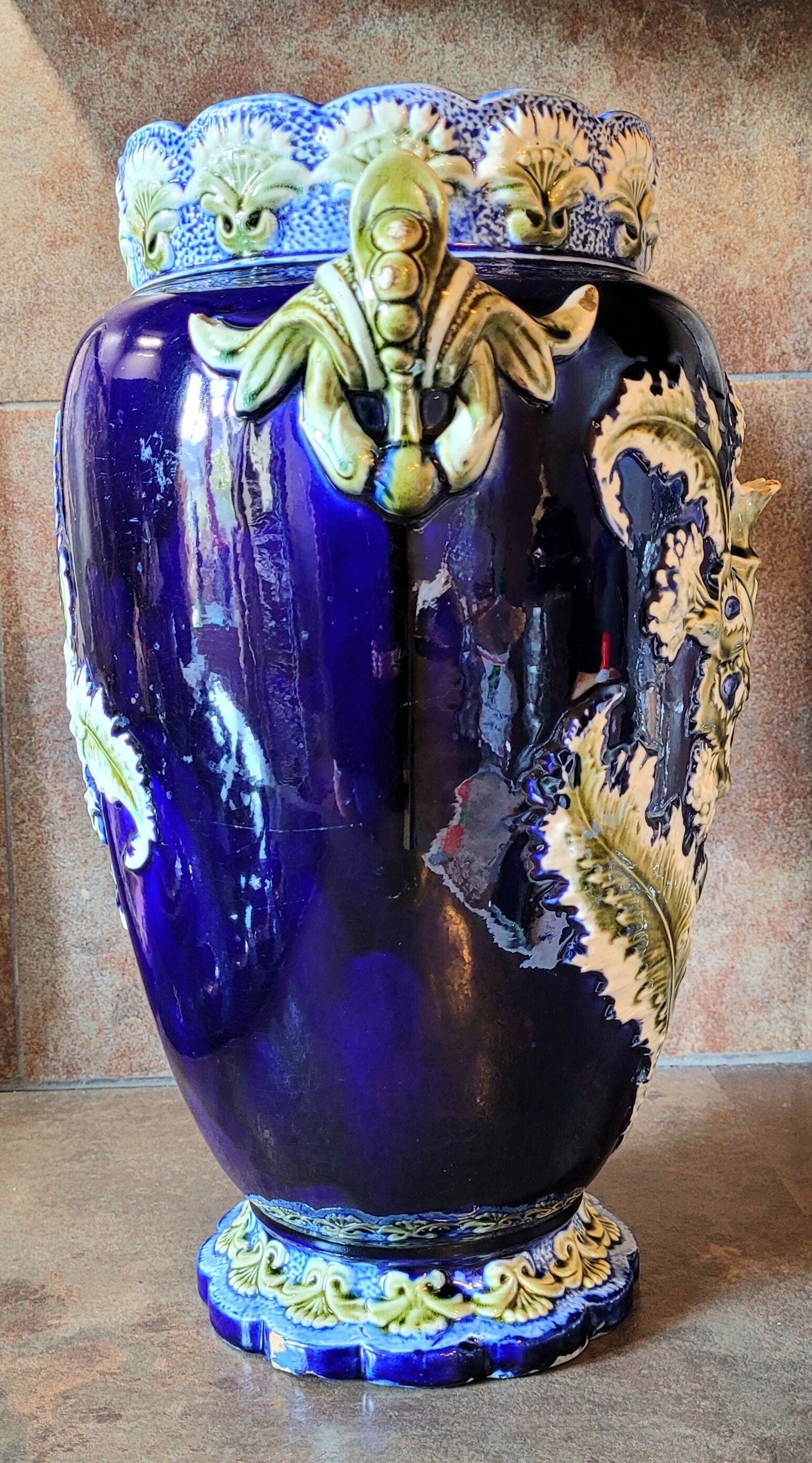 Art Nouveau ceramic vase 1900