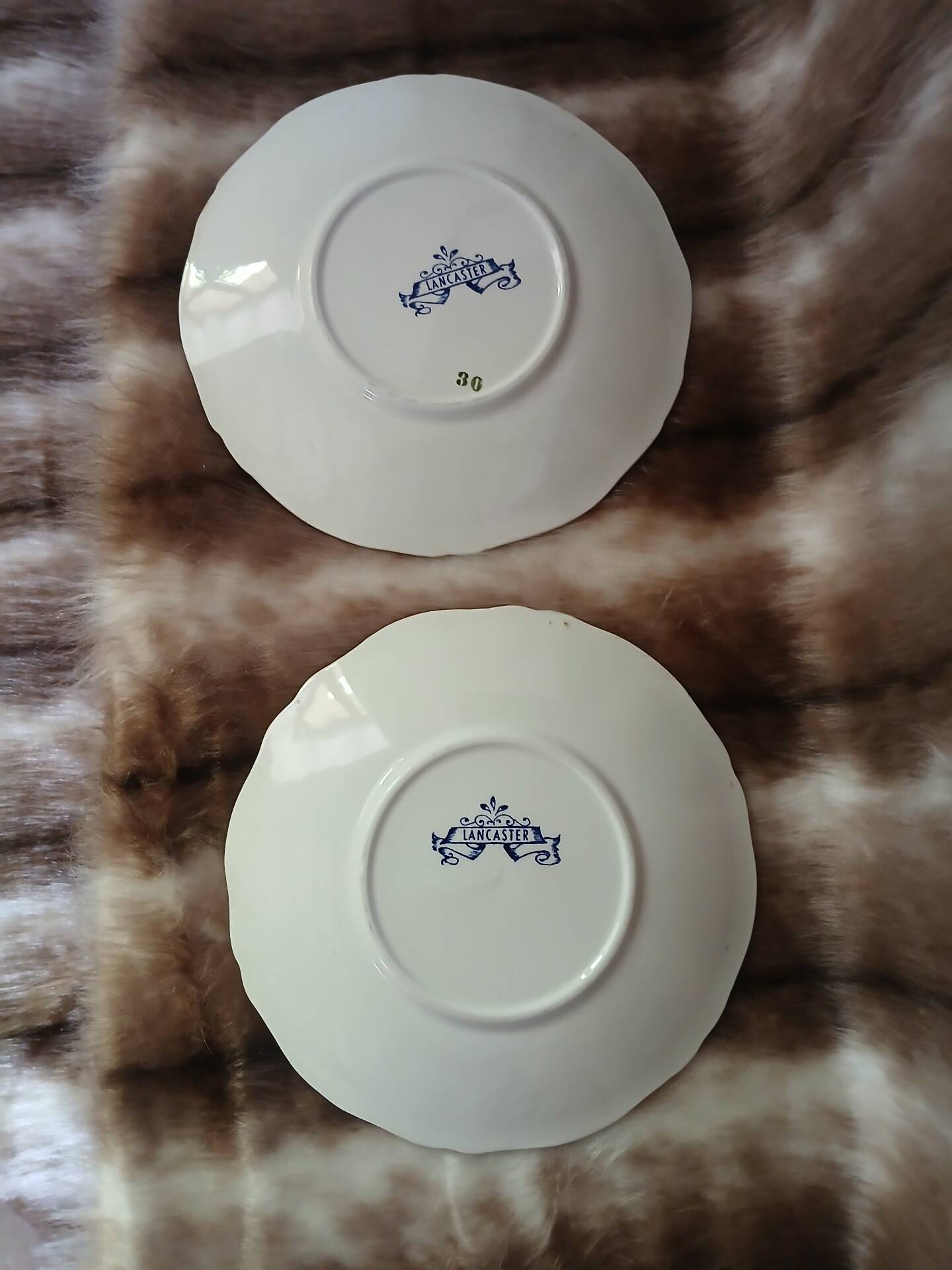2 antique Lancaster cups