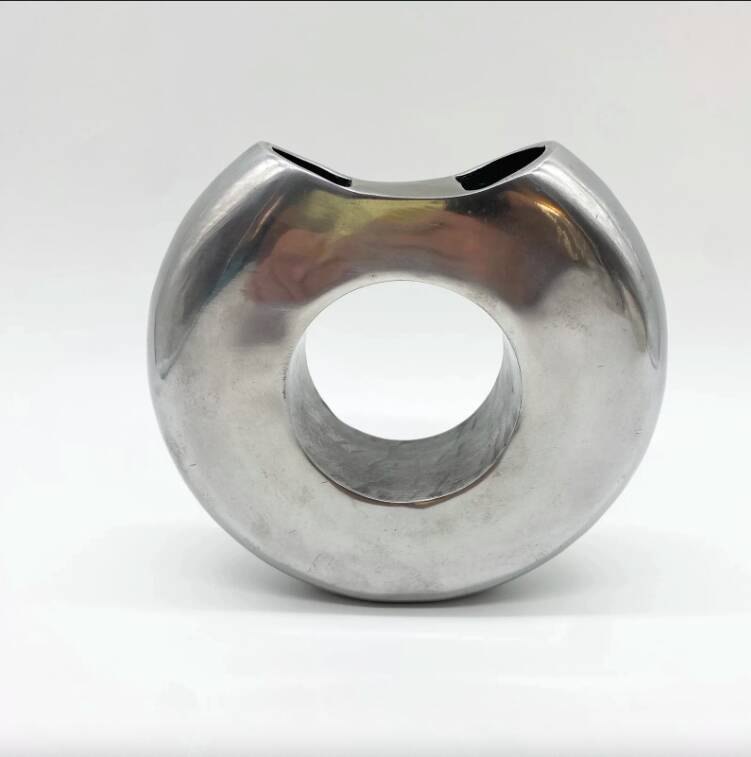 “Donuts” Vase / Cast Aluminum – 1980s