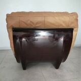 Fauteuil en cuir Marsala