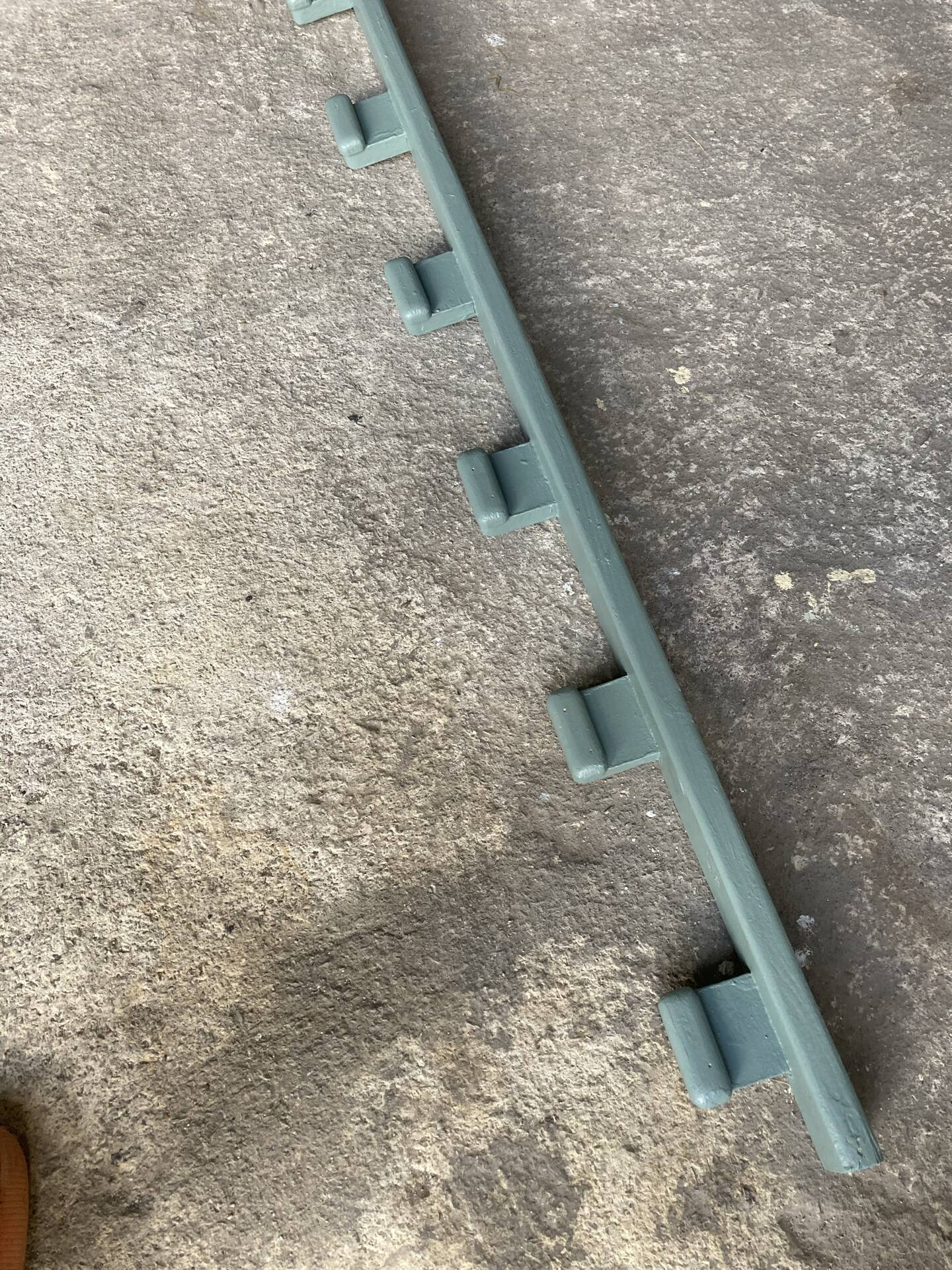 Wall coat rack with 10 hooks