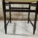 Six 50's chairs - varnished wood