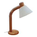 Scandinavian articulated pine lamp