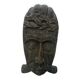 African tribal mask in carved wood - decorative ethnic art