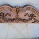 Pediment carved wood paneling Louis XVI style ep XIXth