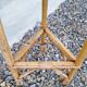 Vintage wicker stool