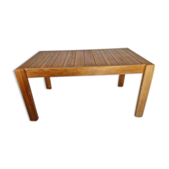 Solid pine extending table