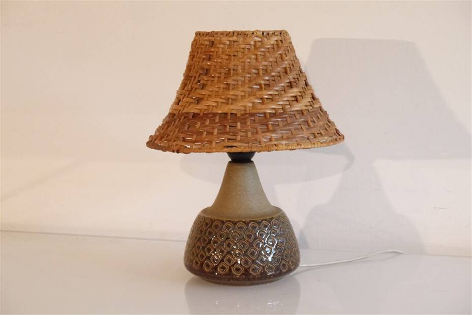 Danish ceramic lamp from Soholm