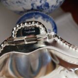 Shell-shaped silver-plated butter dish Jacques made in England.